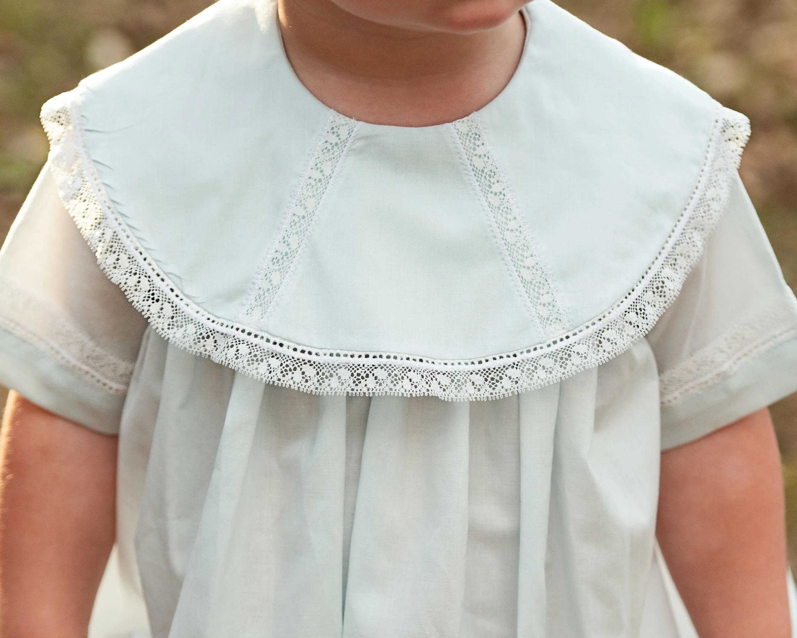 Blue Heirloom Short Set - Image 3