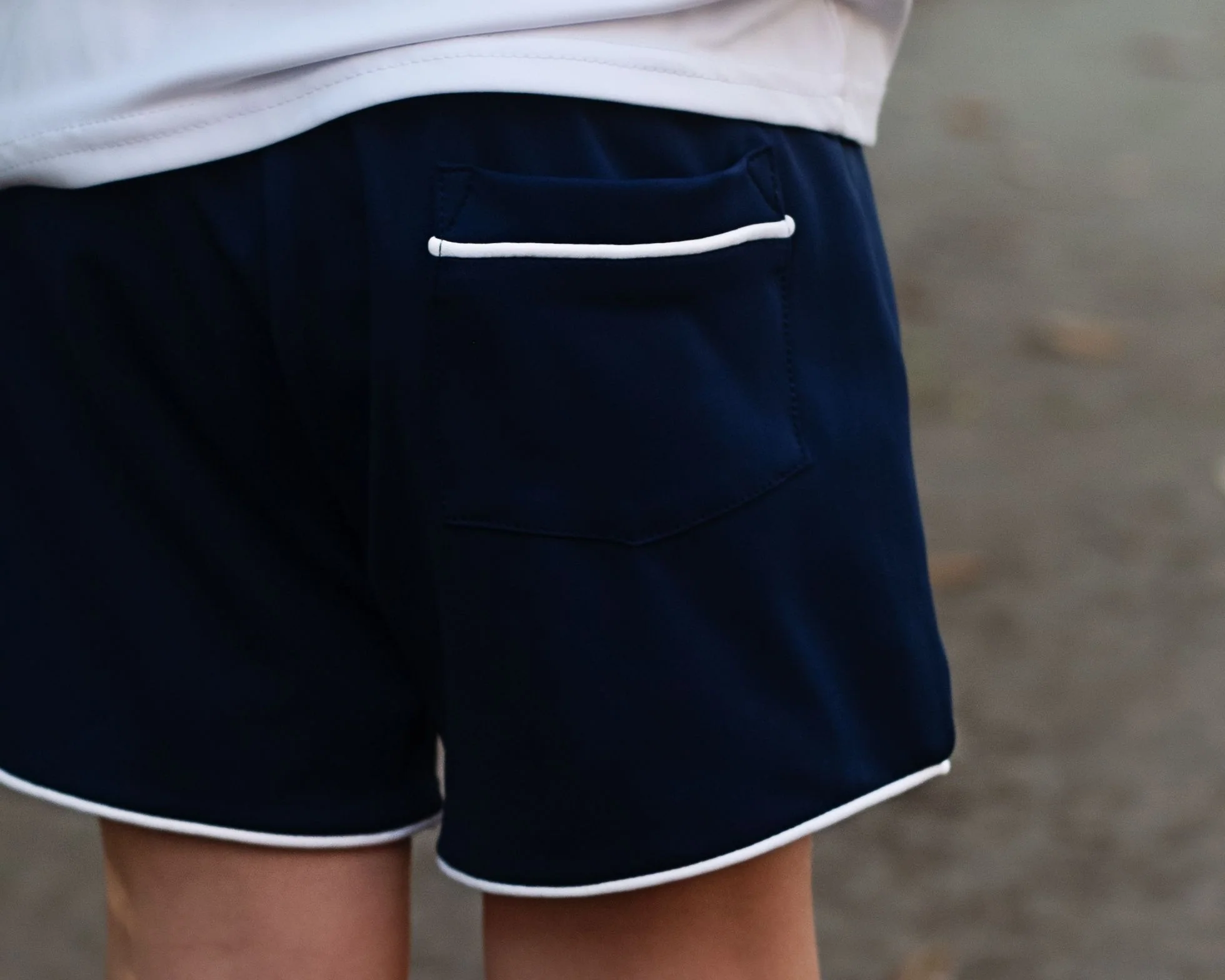 Navy And White Performance Polo Short Set - Image 4