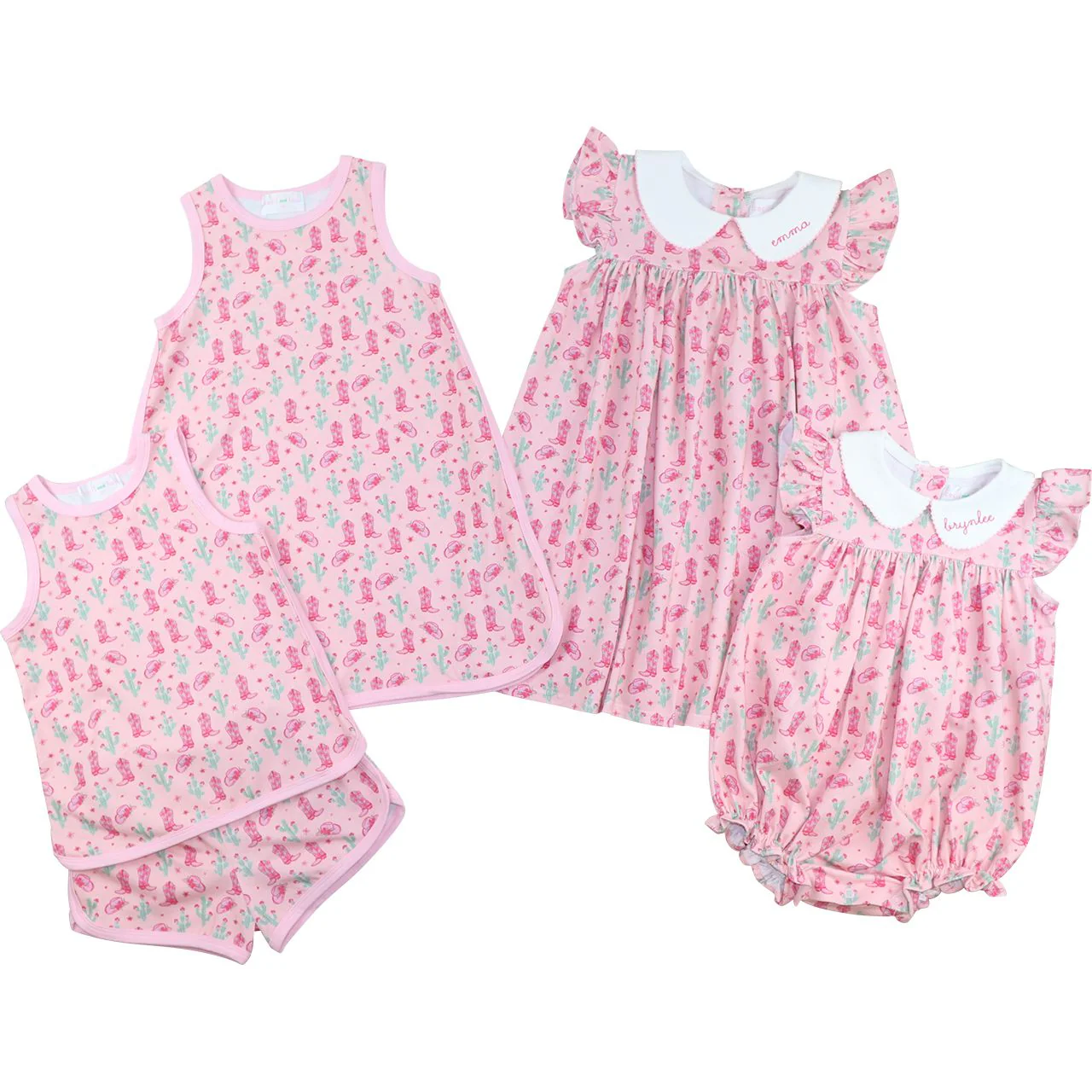 Pink And Green Knit Rodeo Bubble - Image 5