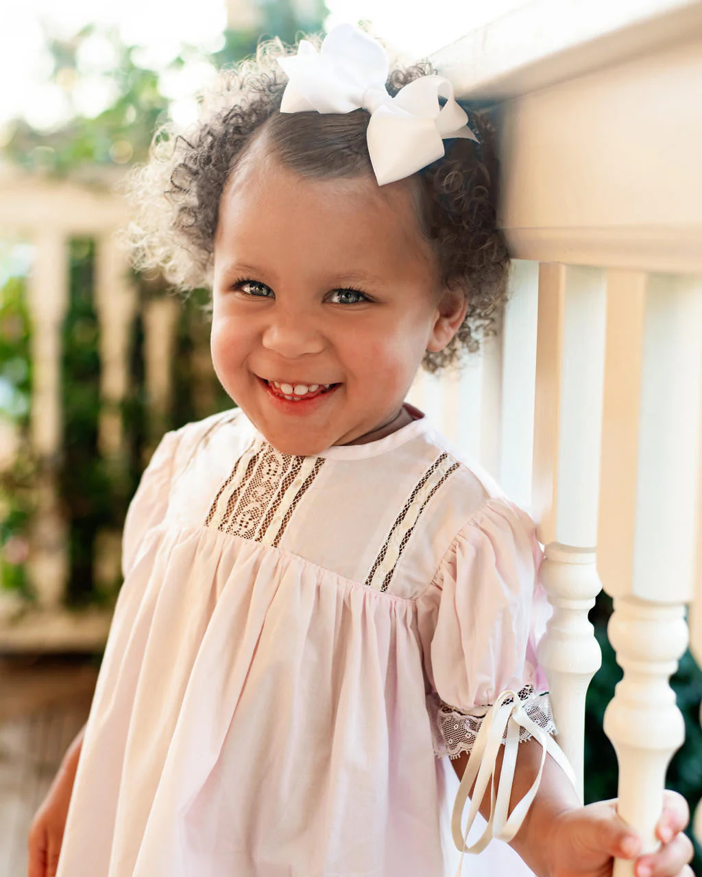 Pink Heirloom Lace Dress - Image 4